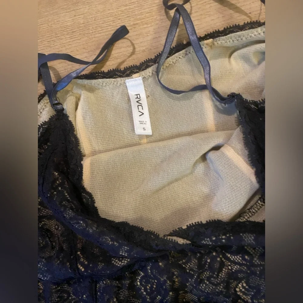 RVCA Black Lace Chemise